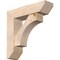 Ekena Millwork Westlake Slat Smooth Bracket w/ Offset Brace, Douglas Fir, 7 1/2"W x 28"D x 28"H BKT0806X28X28WTL06SDF - alternate 1